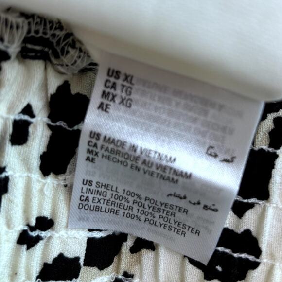JM Collection Wide Leg Floral Cheetah Animal Print Indie Boho Pants XL NEW - Picture 6 of 6